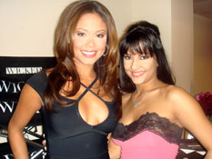 Carmen Hart with Vanessa Minnillo